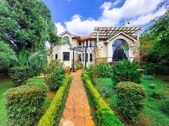 4-bedroom house for sale Woodvale Drive, Runda, Nairobi. Mbugani Villas. close to the UNEP, Rosslyn Academy, German school and the Village market. FIT PROPERTY