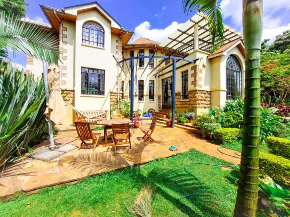 4-bedroom house for sale Woodvale Drive, Runda, Nairobi. Mbugani Villas. close to the UNEP, Rosslyn Academy, German school and the Village market. FIT PROPERTY