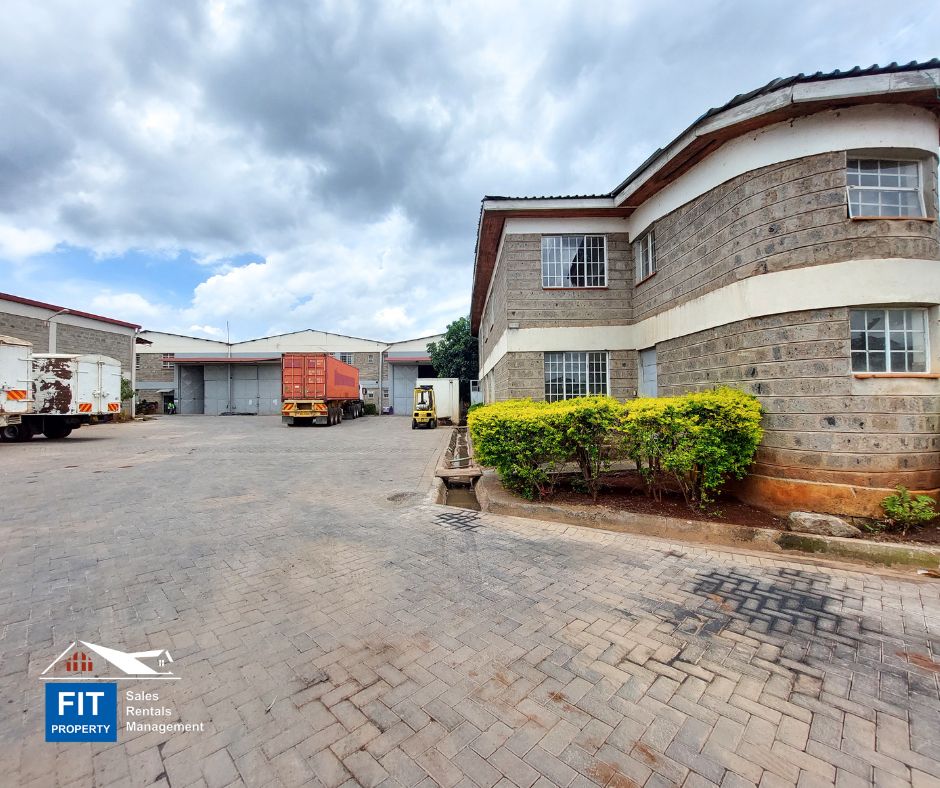 Warehouse for Rent, Embakasi. Directly opposite Jomo Kenyatta International Airport. Ample parking for both tenants as well as visitors.