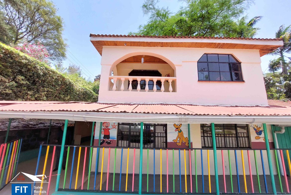 Fully Equipped Montessori School for Sale in the Heart of Gigiri, Nairobi! Near the UN, American Embassy, and various NGOs. Price 150M FIT PROPERTY