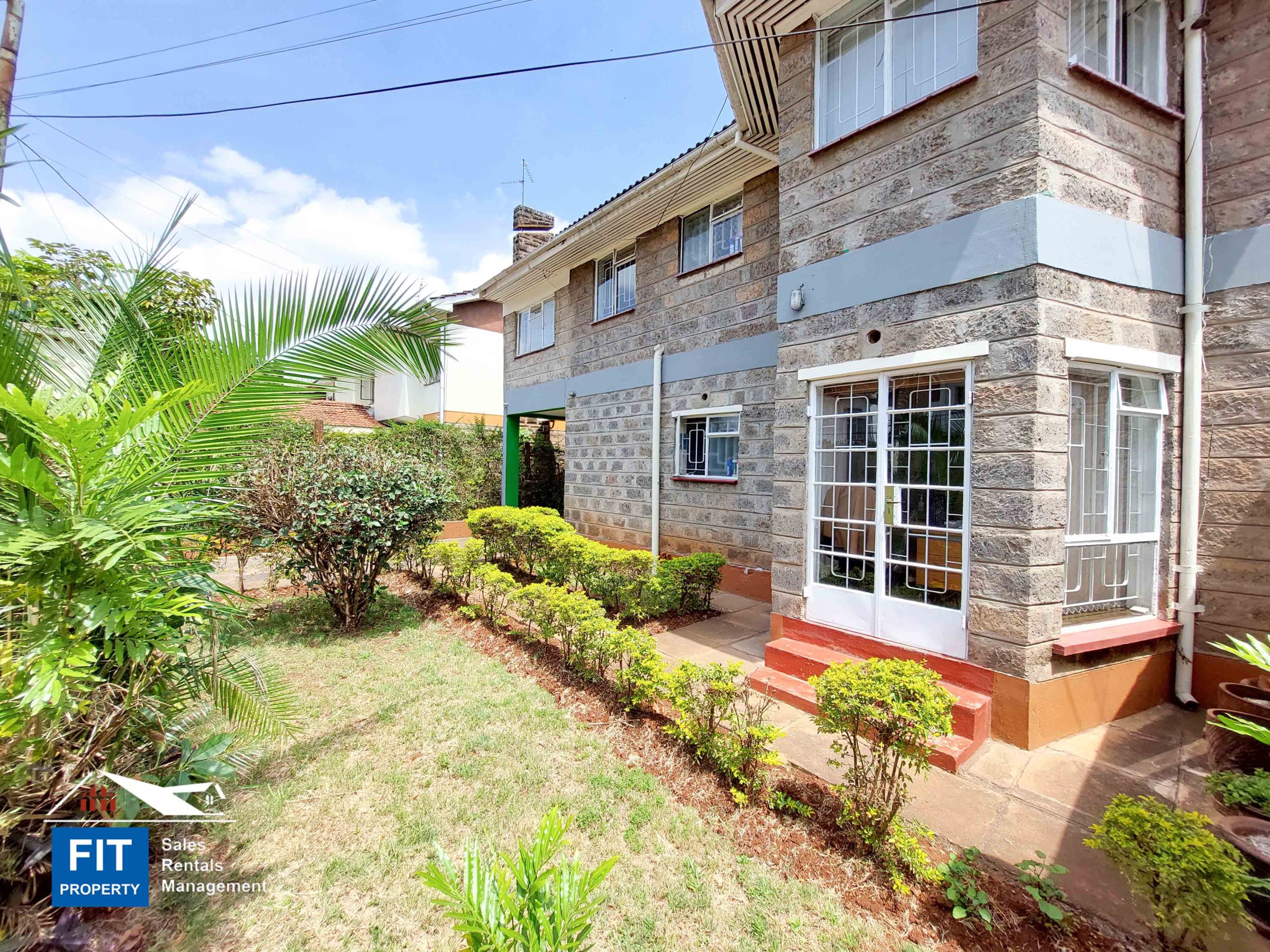 6 Bed Commercial House for Rent just on Lenana Close. Ideally suited for private offices, NGOs and more. USD 1650/month or KES 250,000/ month FIT PROPERTY