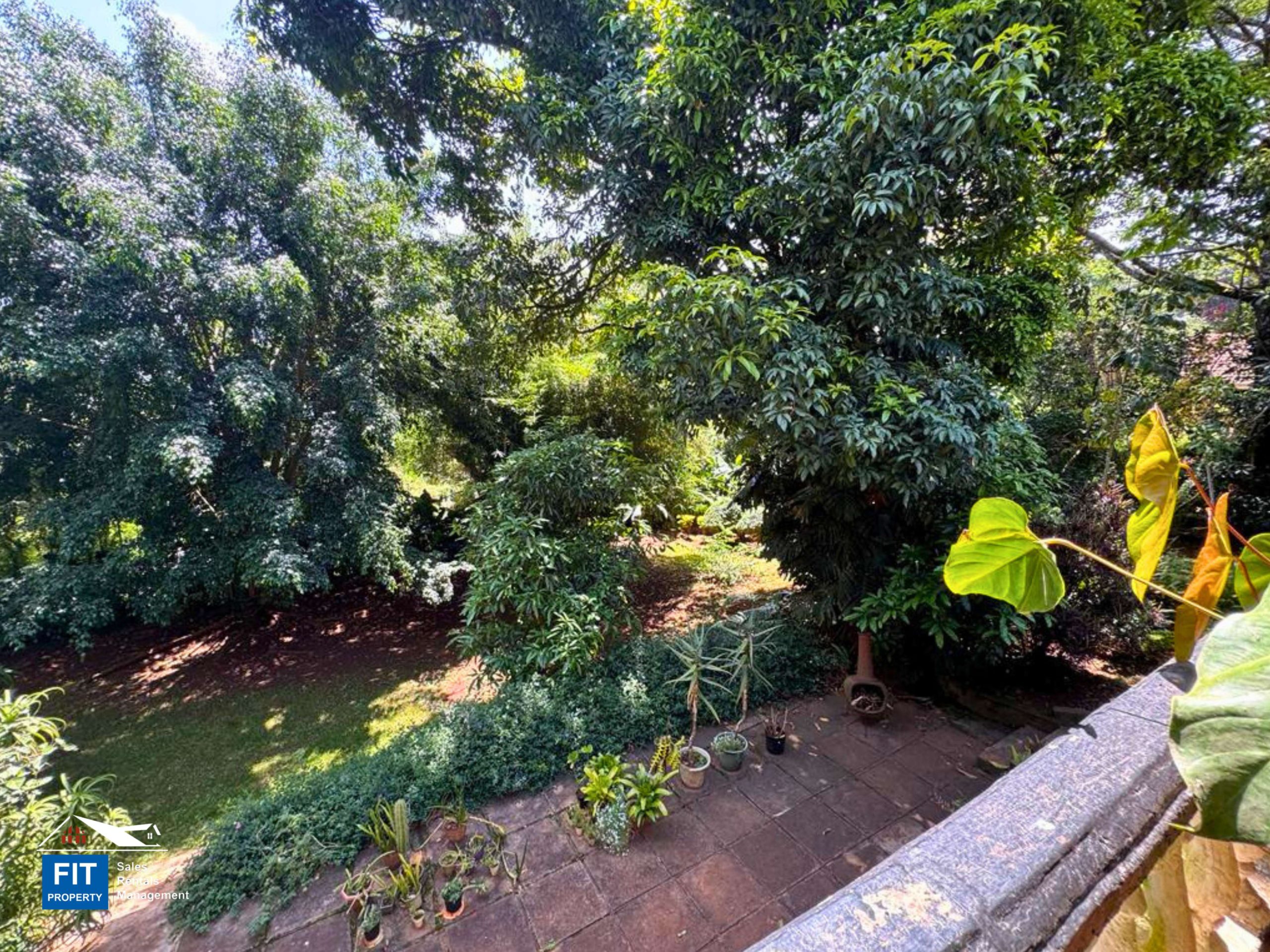 Exceptional 0.5 Acre Land Parcel in Spring Valley, Nairobi. Rectangular plot currently adorned with a charming three-bedroom bungalow. 100 Million FIT PROPERTY